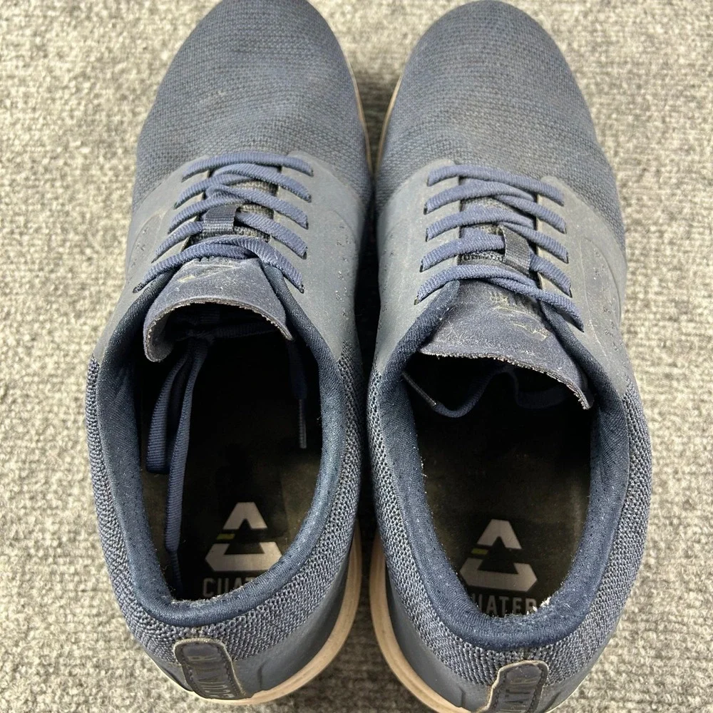 Cuater‎ The Daily Golf Shoes Mens 12 Navy Blue Knit Spikeless Sneakers 4MR216